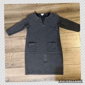 J. Jill 3/4 sleeve stretch front pocket dress